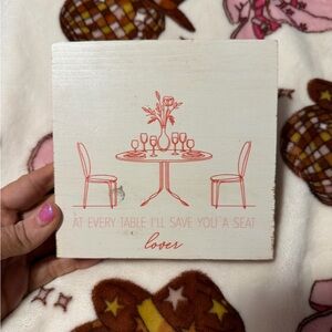 Romantic Table Setting Wall Art Decor - At Every Table I’ll Save You A Seat